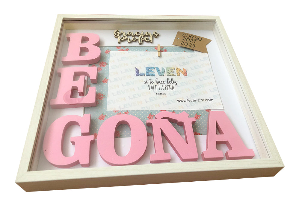 Marco personalizado Profe 30x30