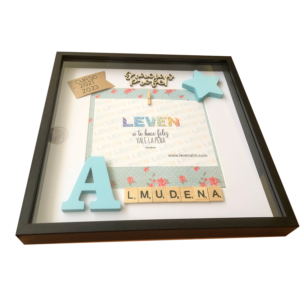 Marco personalizado Profe 30x30