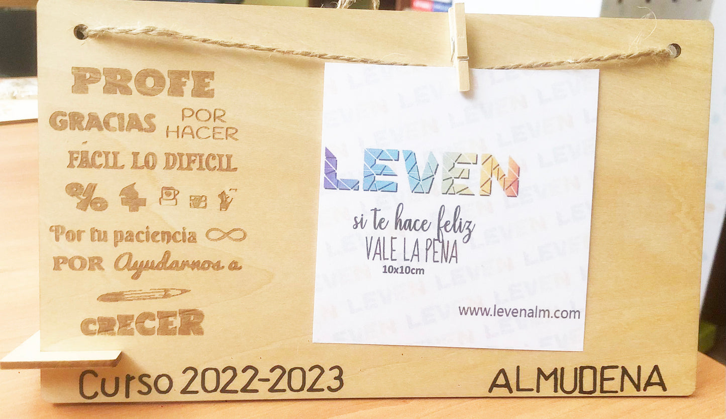 Marco Superpapá Personalizado a Mano
