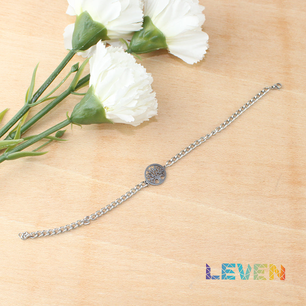 Pulsera Árbol de la Vida Cadena gruesa