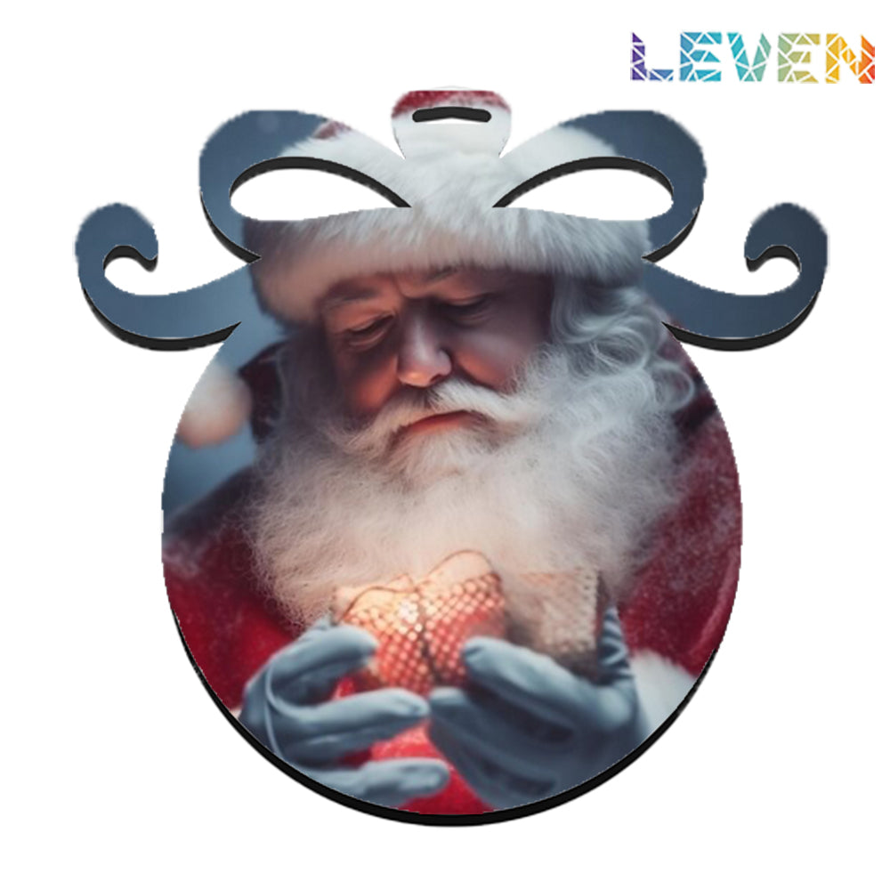 Bola de navidad Lazo Personalizada con foto