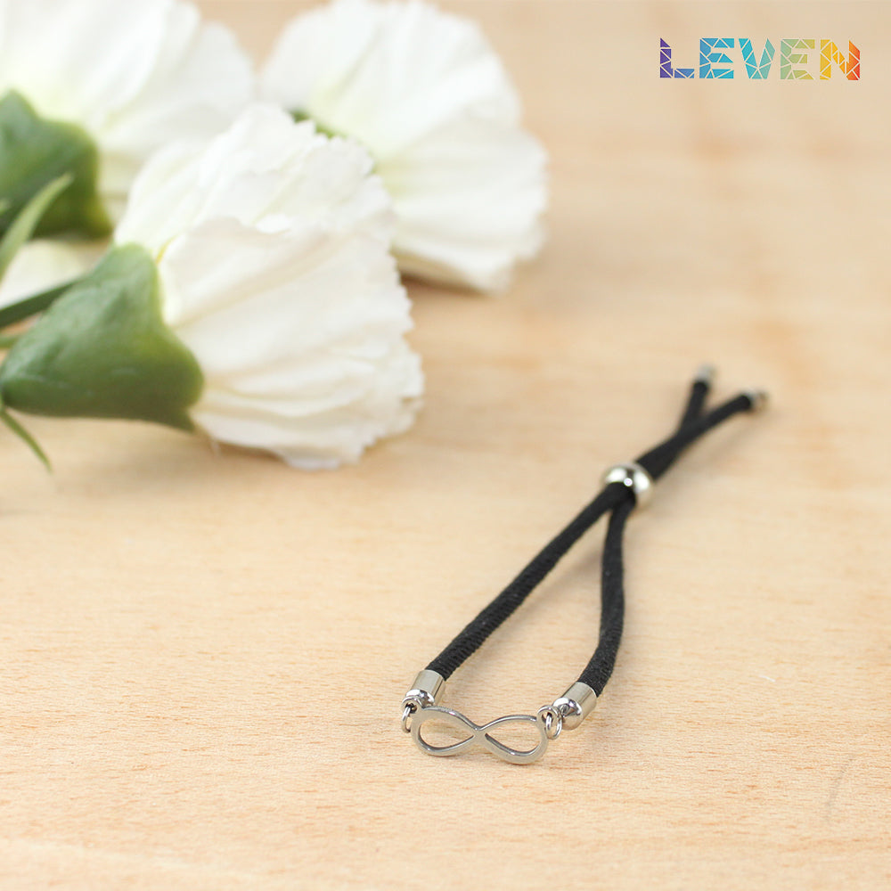 Pulsera Infinito Colores Plata 1