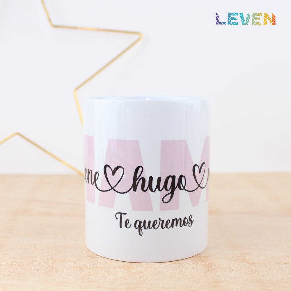 Taza Mamá y nombres