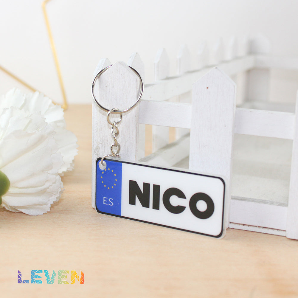 Llavero Matrícula