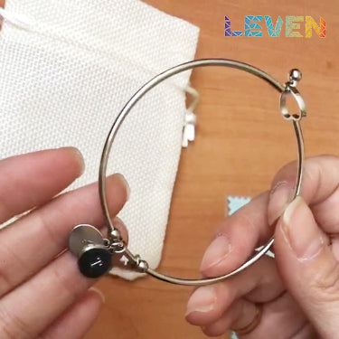 Pulsera Corazón con iniciales