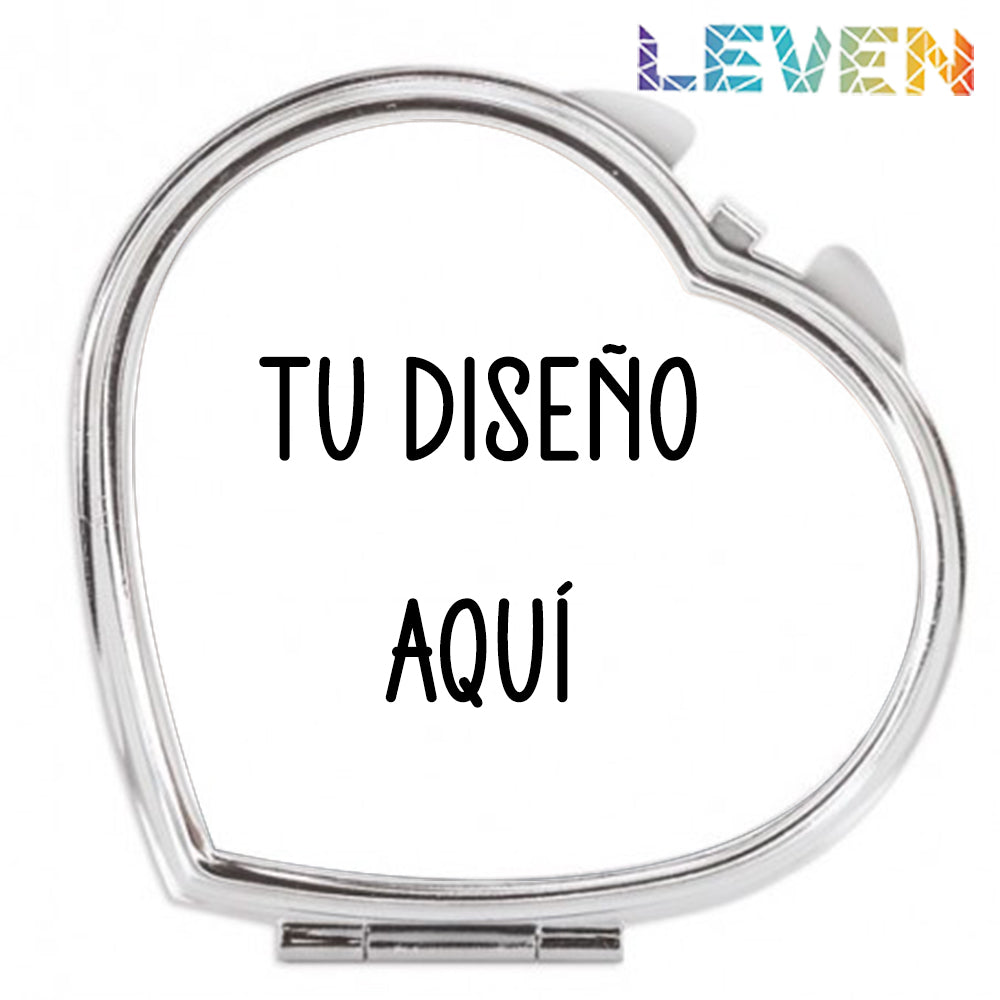 Espejo Corazón personalizado