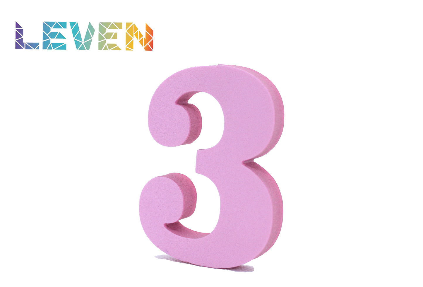 Letras decorativas 7.5cm Rosa 3