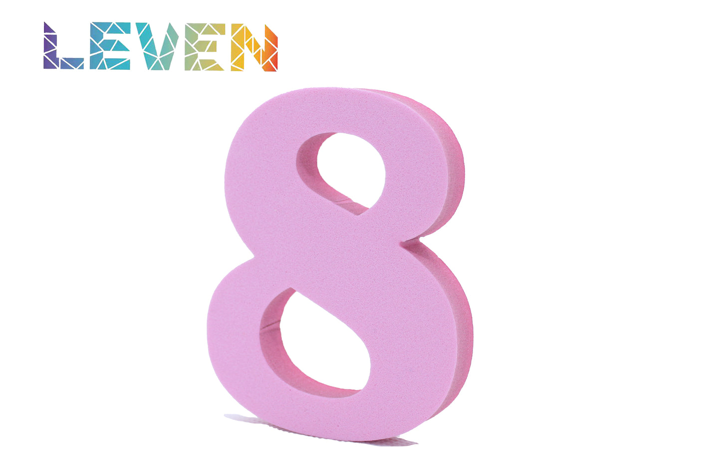 Letras decorativas 7.5cm Rosa 8