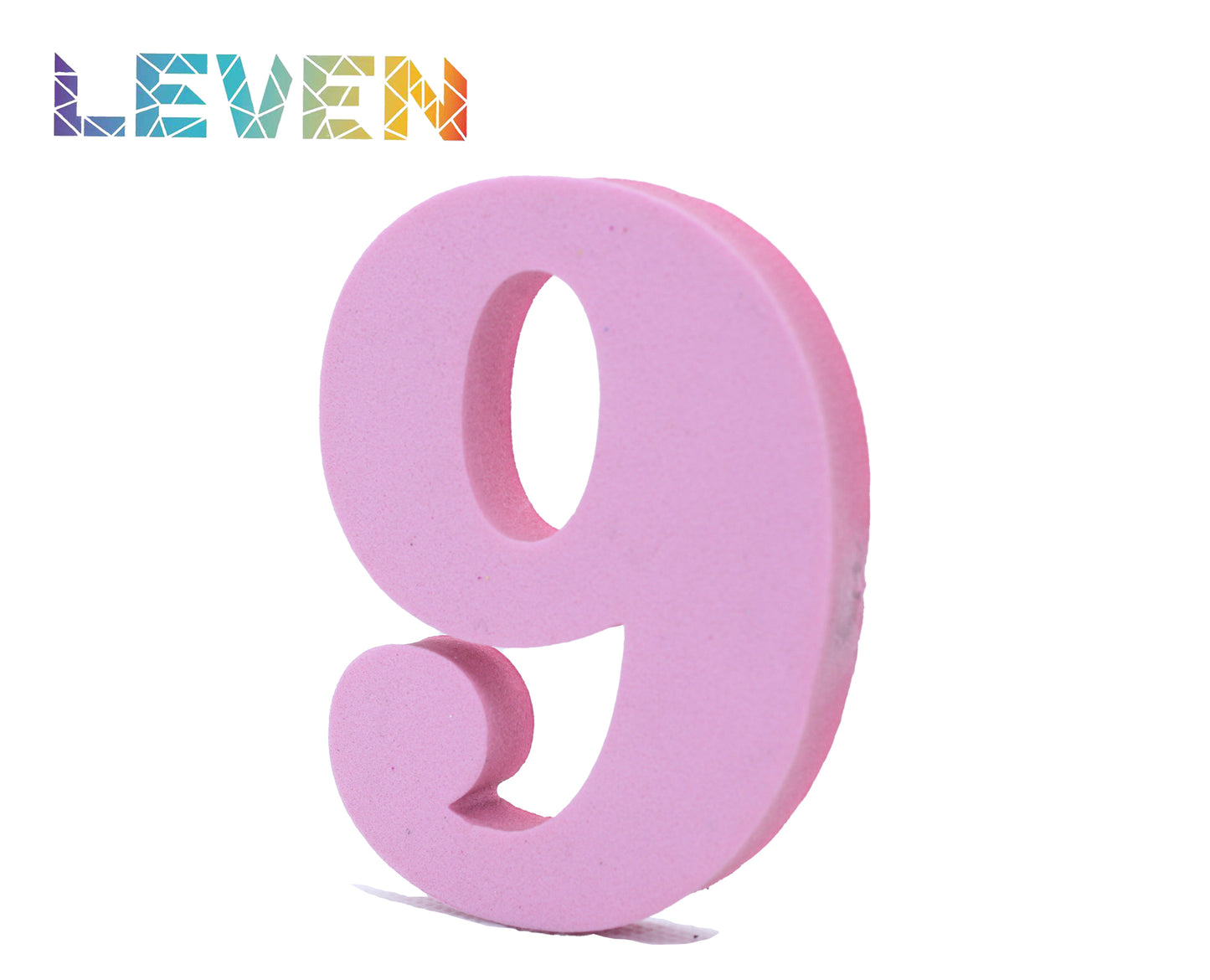 Letras decorativas 7.5cm Rosa 9
