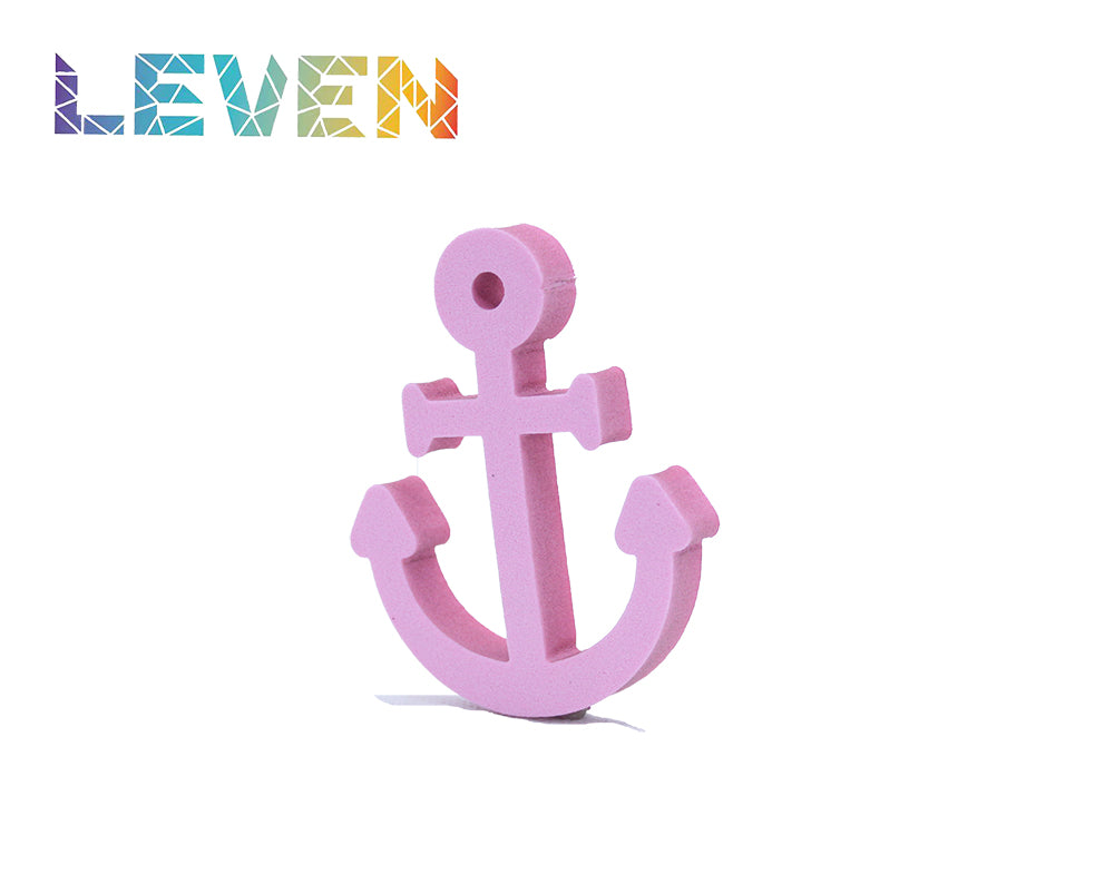 Letras decorativas 7.5cm Rosa Ancla simple