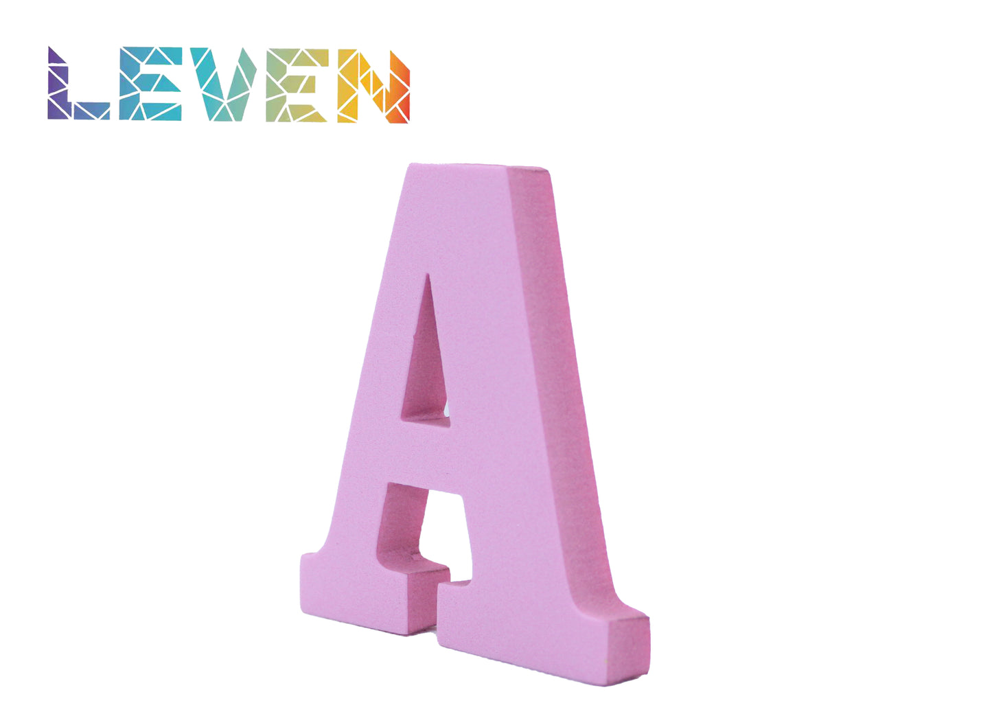Letras decorativas 7.5cm Rosa A