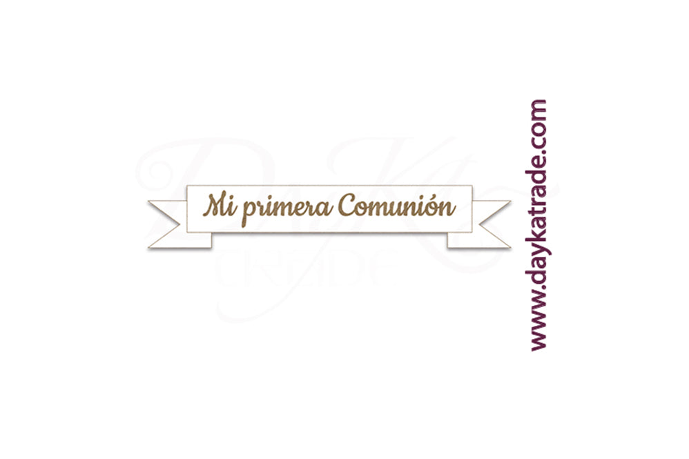 Etiqueta “Mi primera Comunión” Dayka