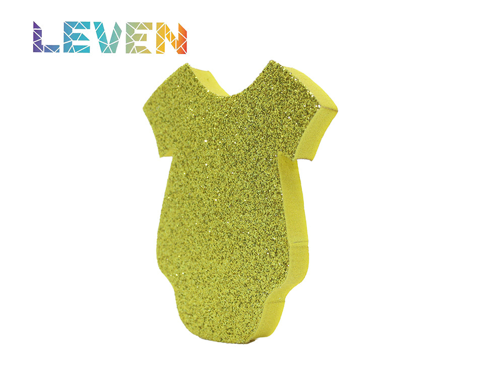 Letras decorativas 7.5cm Oro purpurina Body