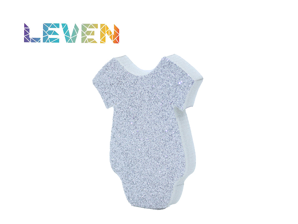 Letras decorativas 7.5cm Plata purpurina Body