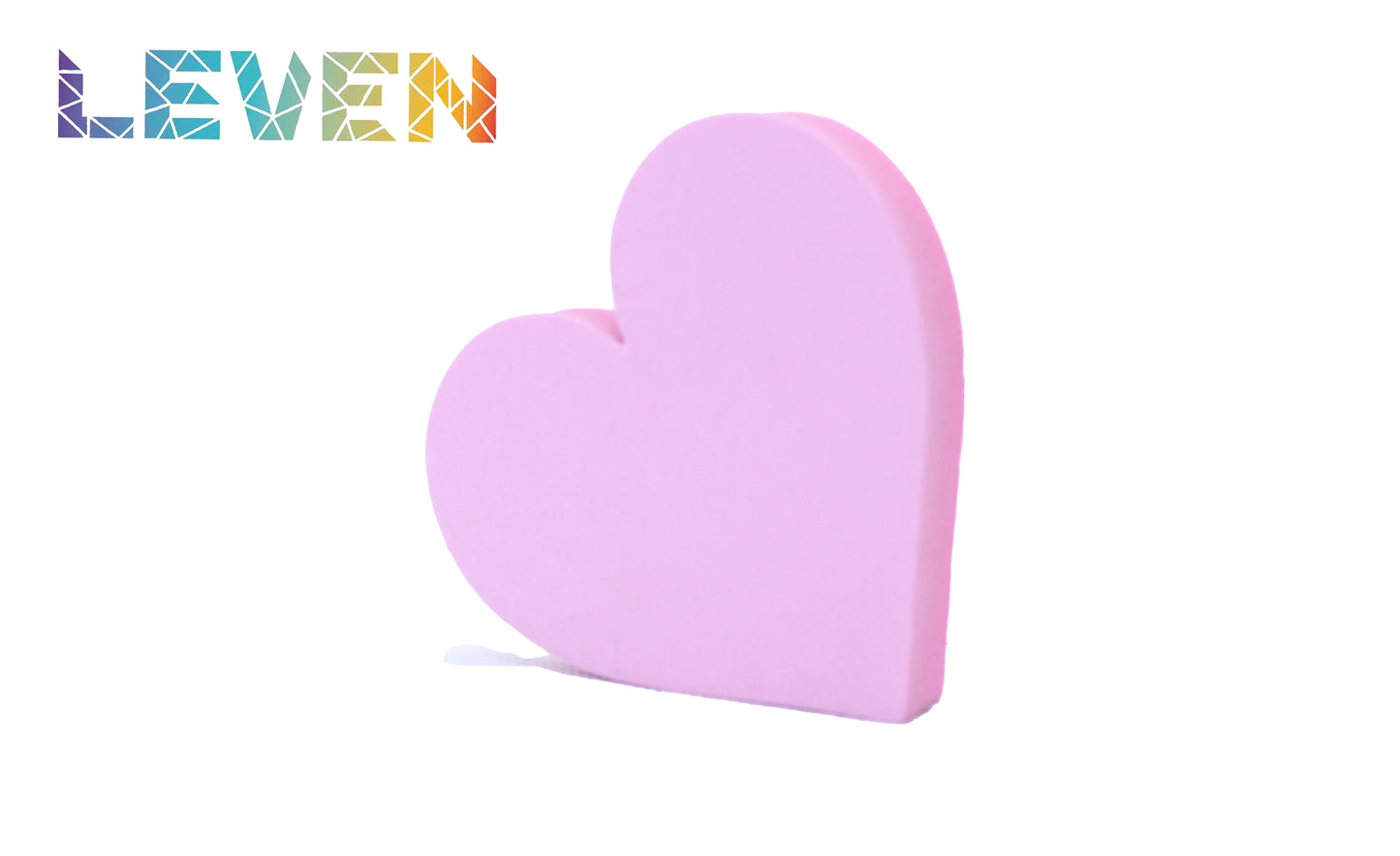 Letras decorativas 7.5cm Rosa Corazon