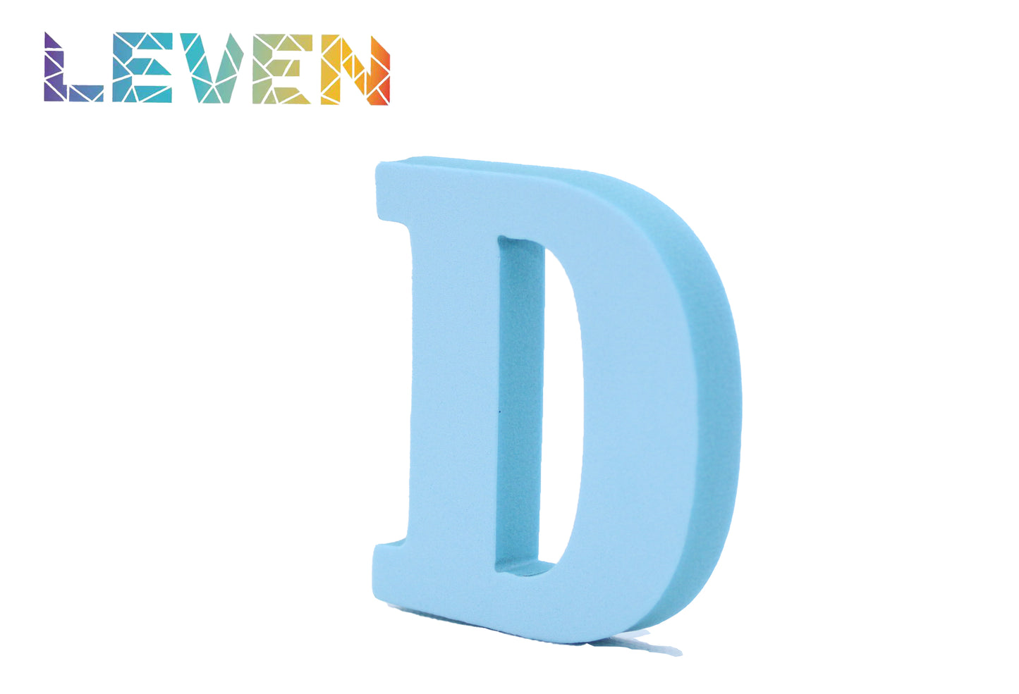 Letras decorativas 7.5cm Celeste D