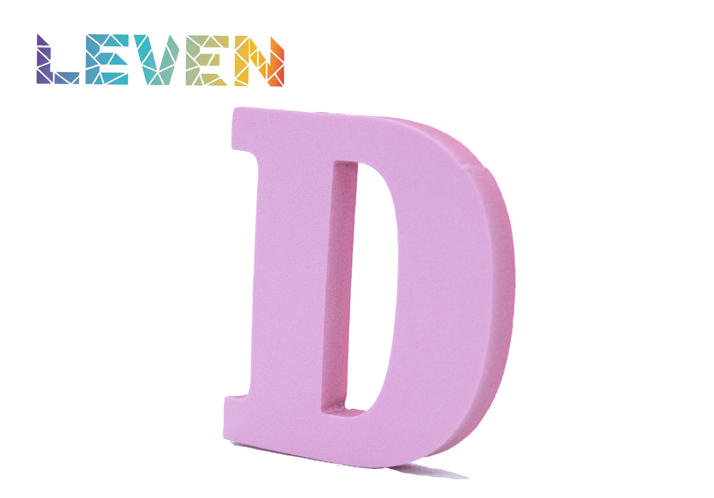 Letras decorativas 7.5cm Rosa D