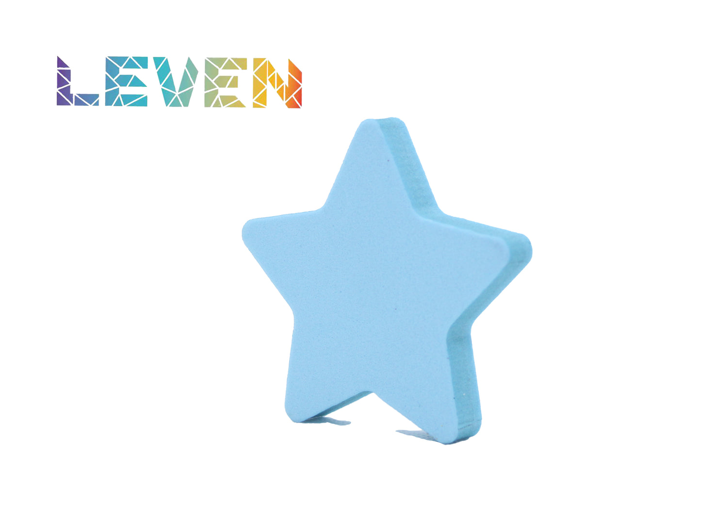 Letras decorativas 7.5cm Celeste Estrella