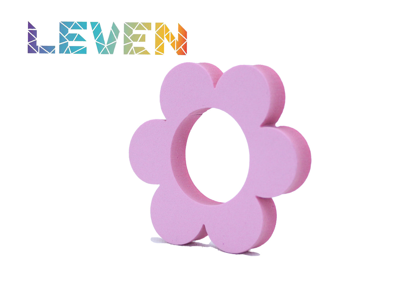 Letras decorativas 7.5cm Rosa Flor