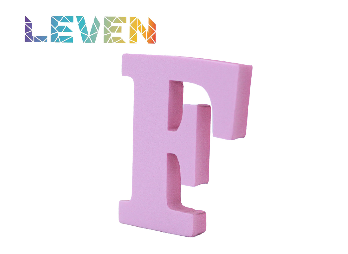 Letras decorativas 7.5cm Rosa F