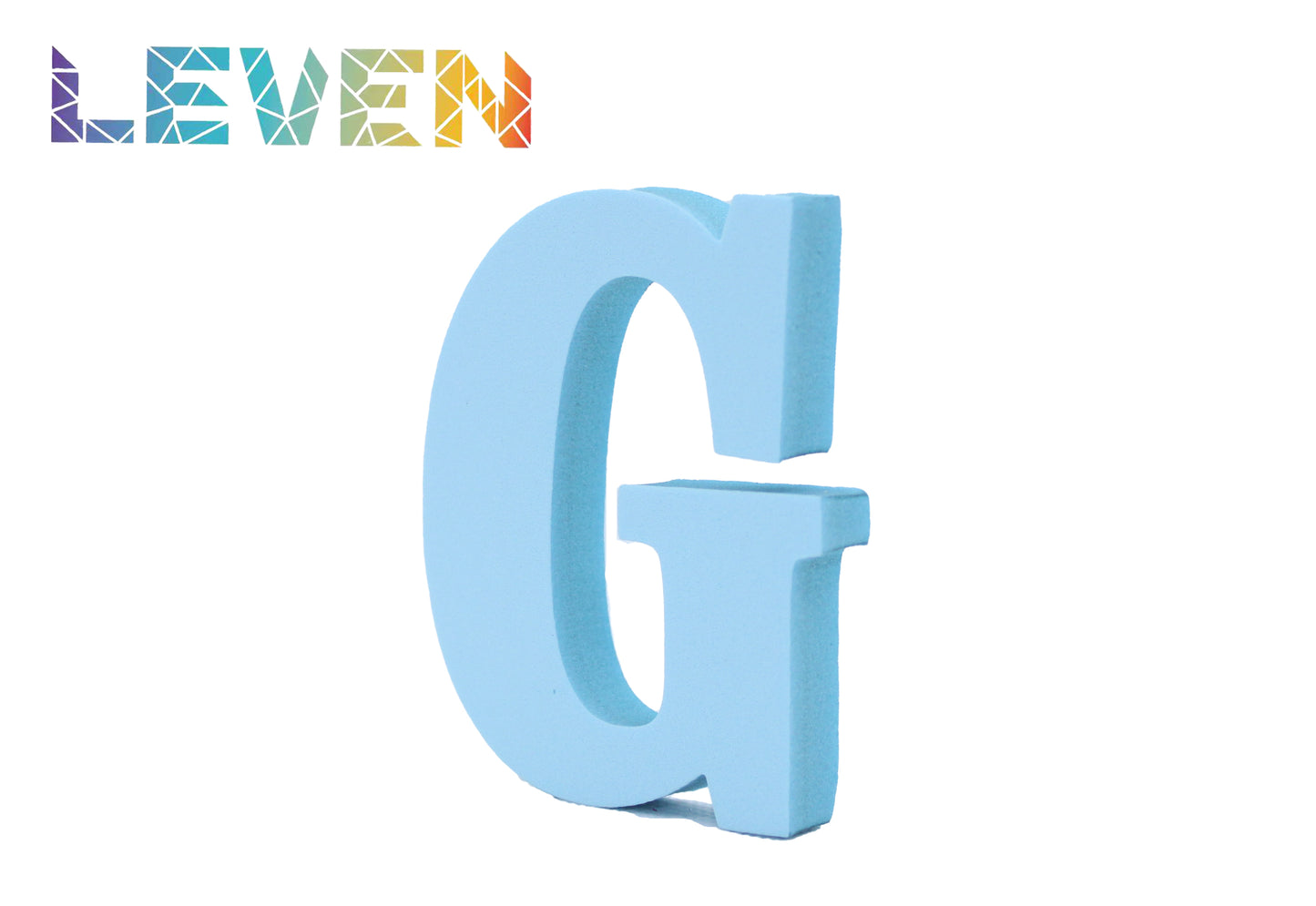 Letras decorativas 7.5cm Celeste G
