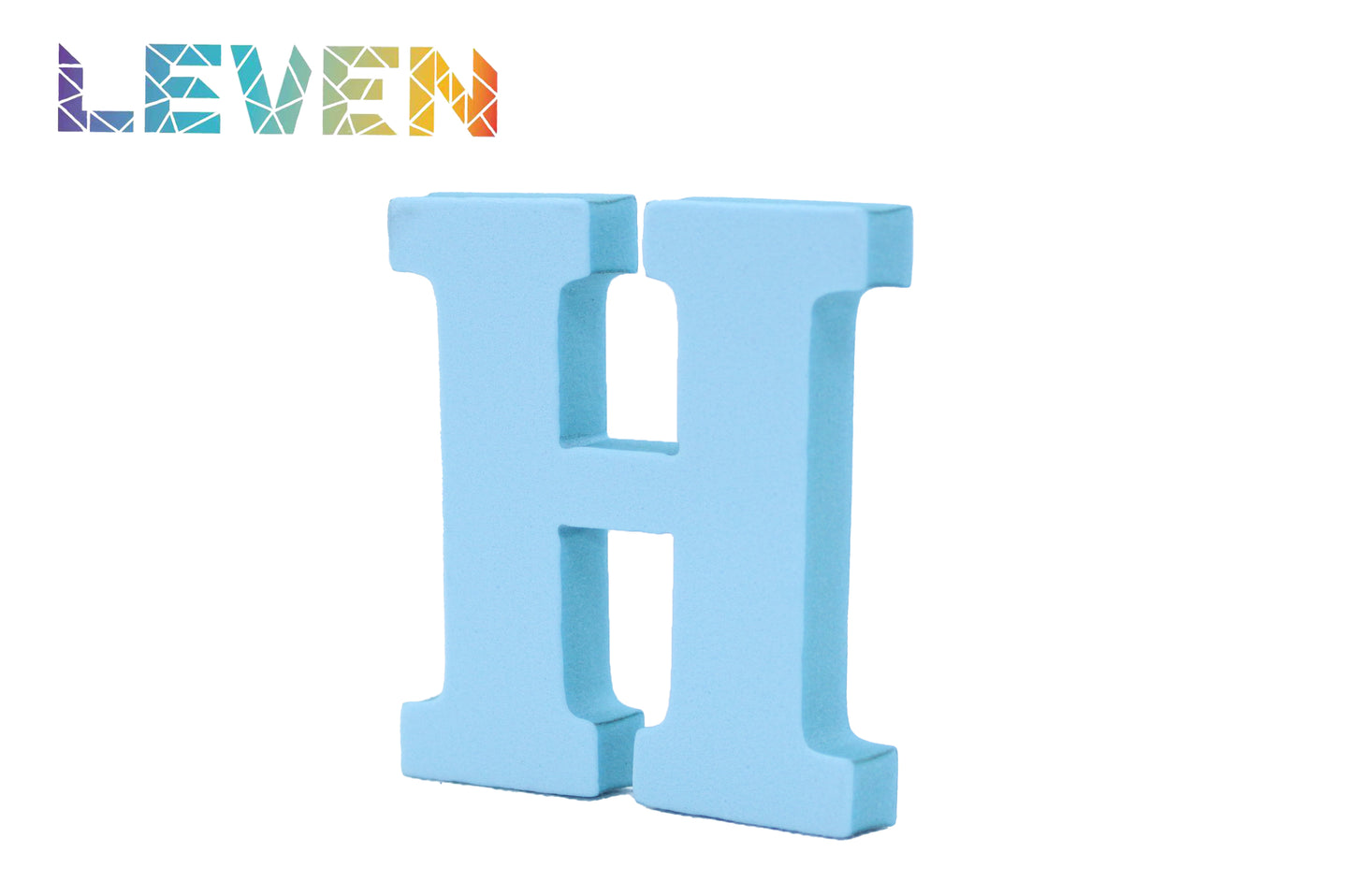 Letras decorativas 7.5cm Celeste H