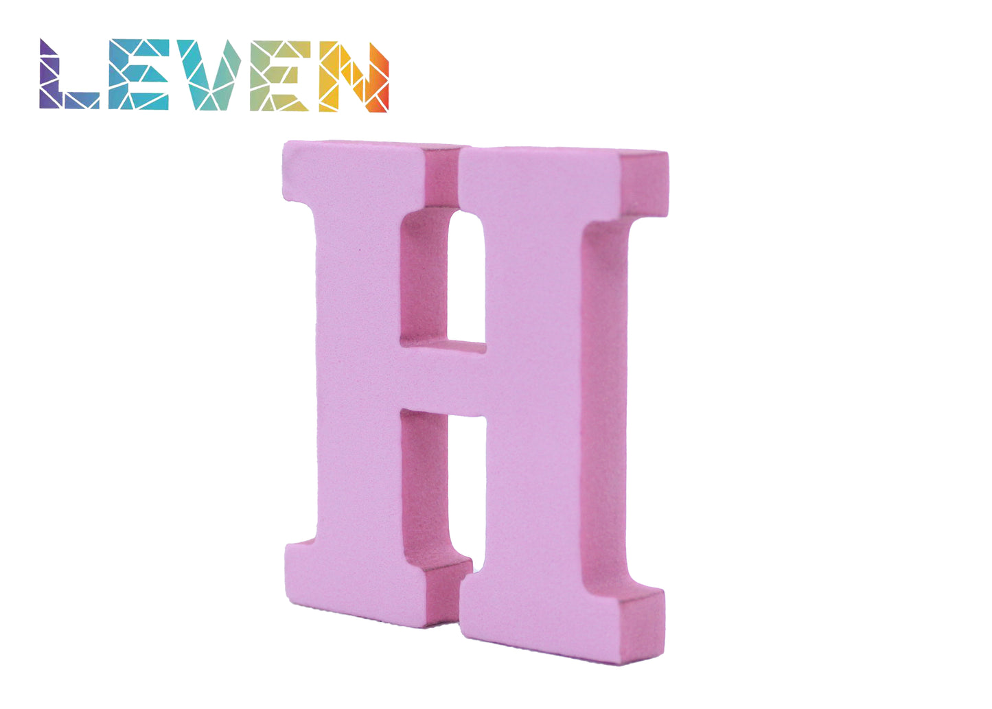 Letras decorativas 7.5cm Rosa H