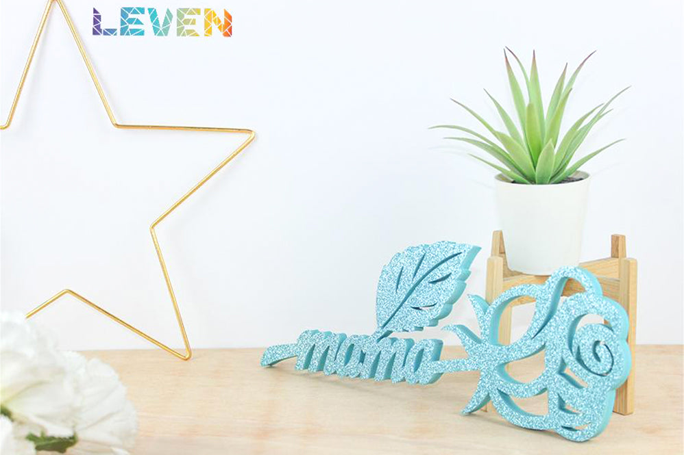 Rosa Mama Celeste purpurina