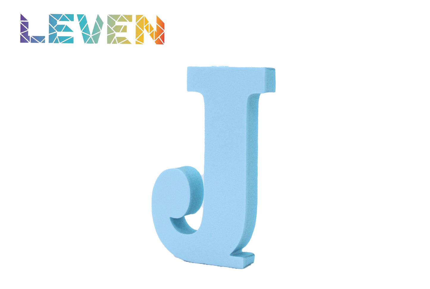 Letras decorativas 7.5cm Celeste J
