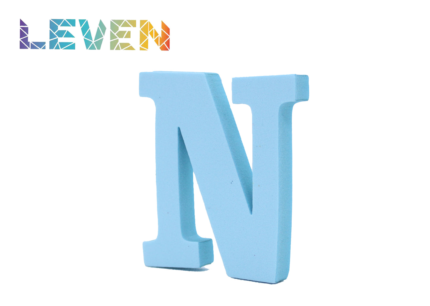 Letras decorativas 7.5cm Celeste N