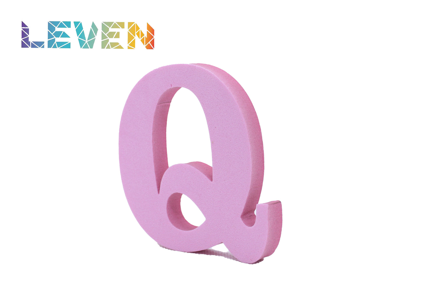 Letras decorativas 7.5cm Rosa Q