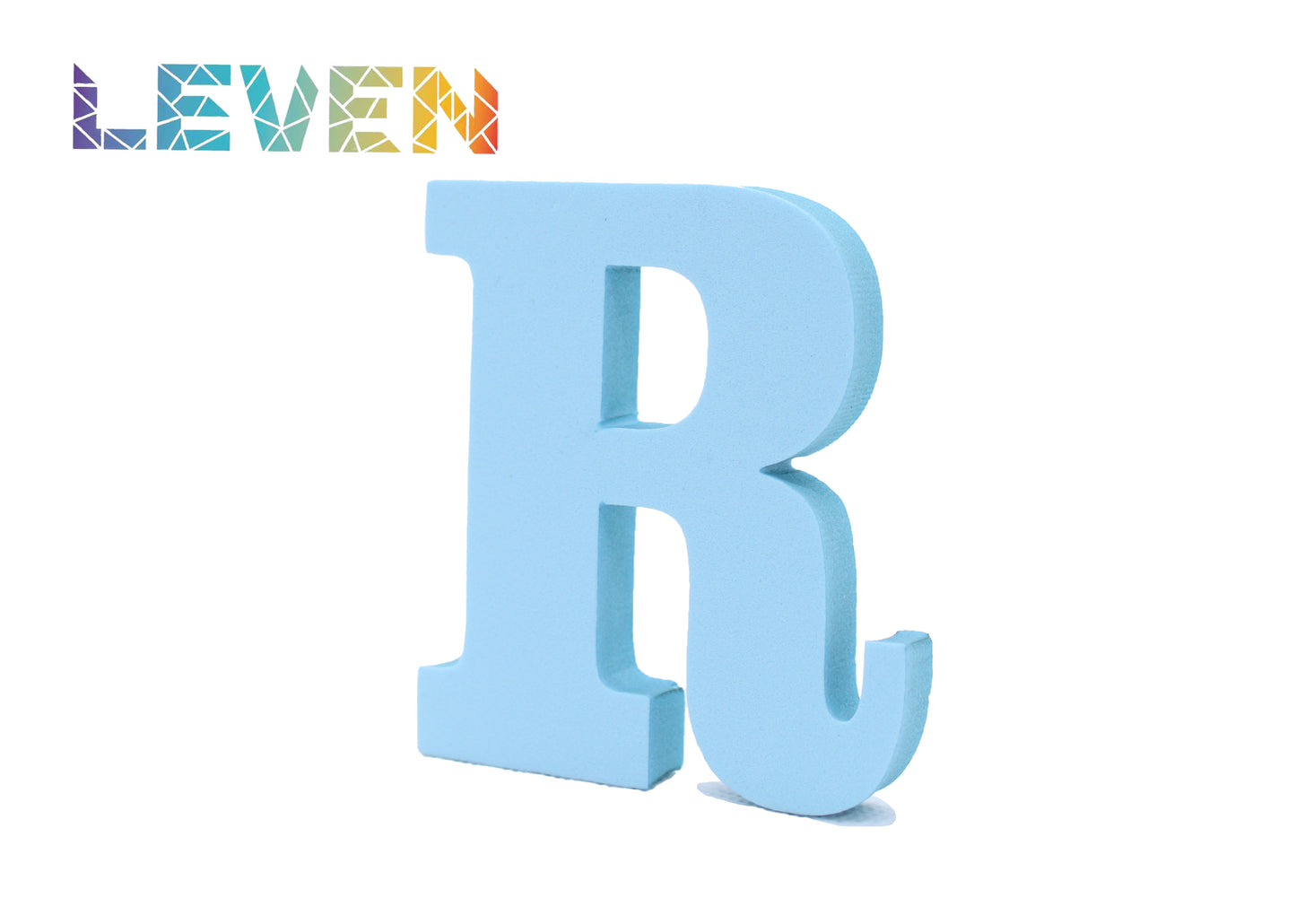 Letras decorativas 7.5cm Celeste R