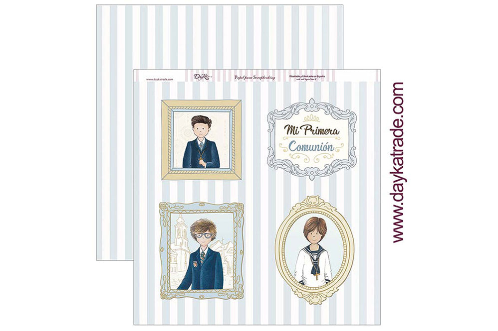 Papel SCP-307 Comunión niño Dayka 30x30cm