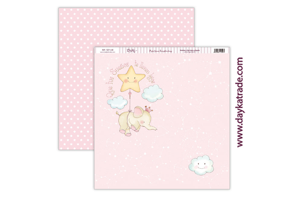 Papel SCP-440 Ha nacido una estrella Dayka 30x30cm