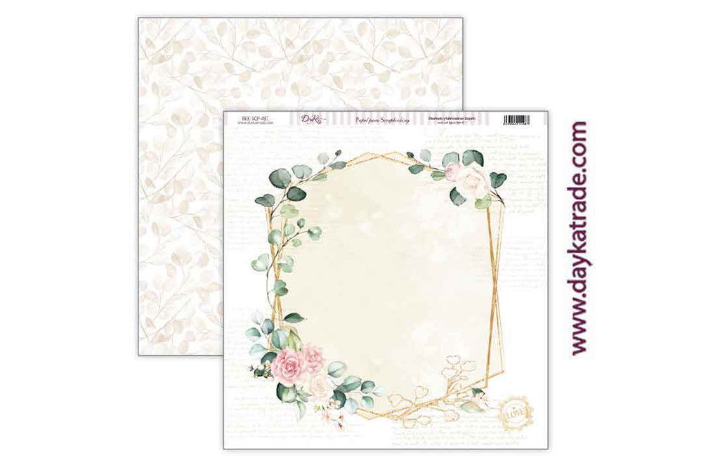 Papel SCP-497 Recién casados Dayka 30x30cm