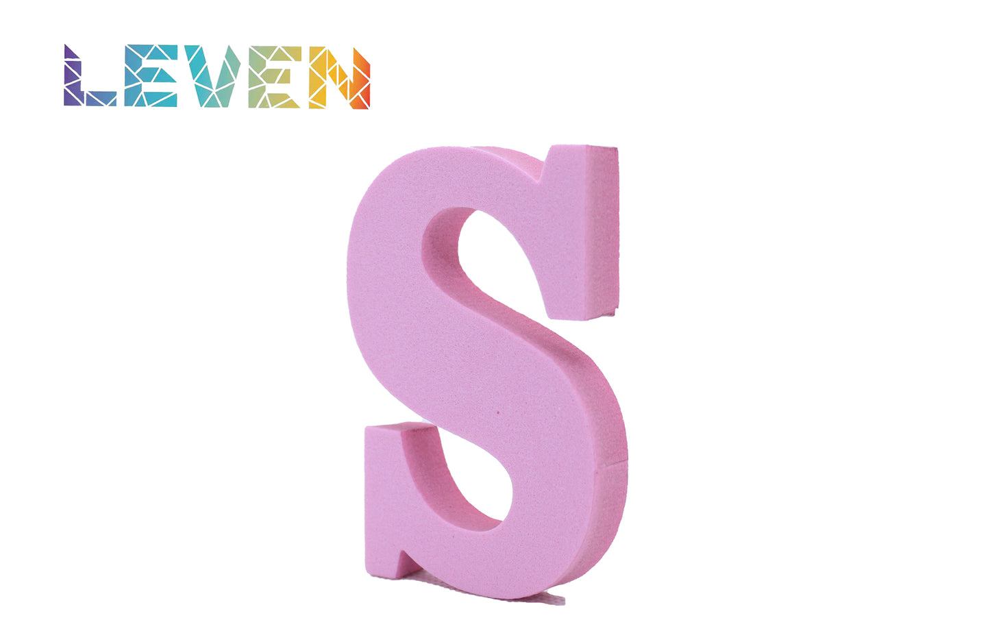 Letras decorativas 7.5cm Rosa S