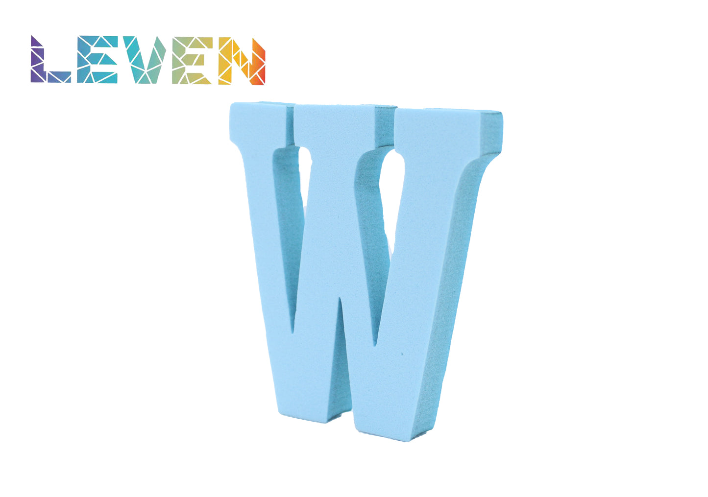 Letras decorativas 7.5cm Celeste W