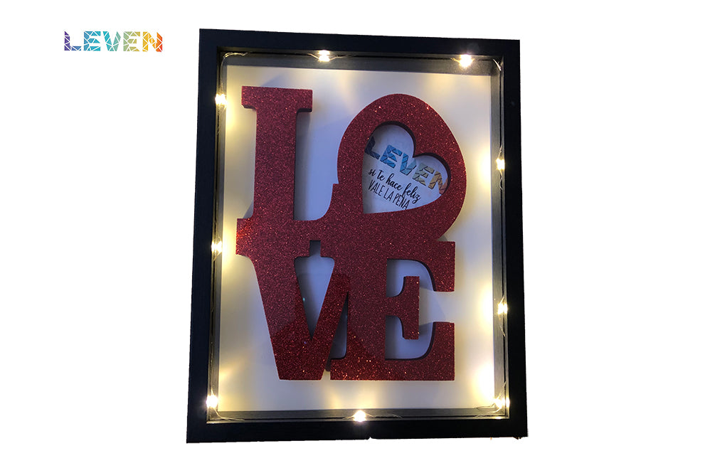 Marco personalizado Love con foto 20x25