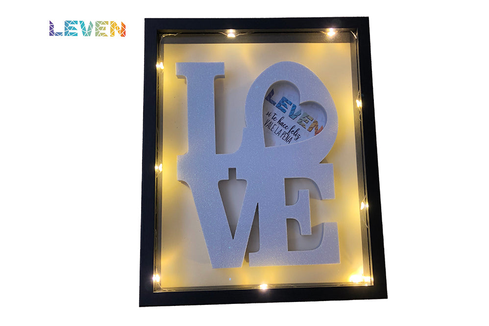 Marco personalizado Love con foto 20x25