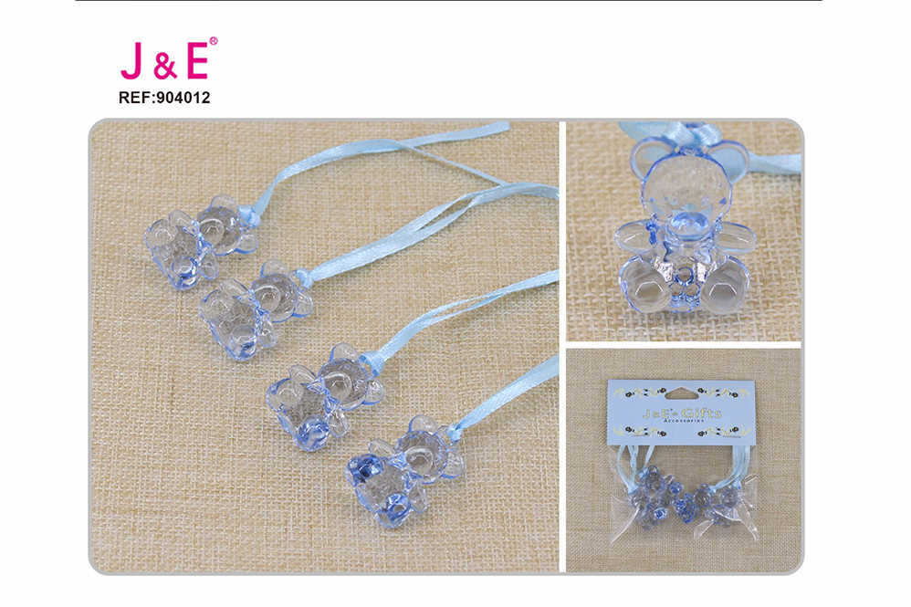 Osito con cuerda Celeste