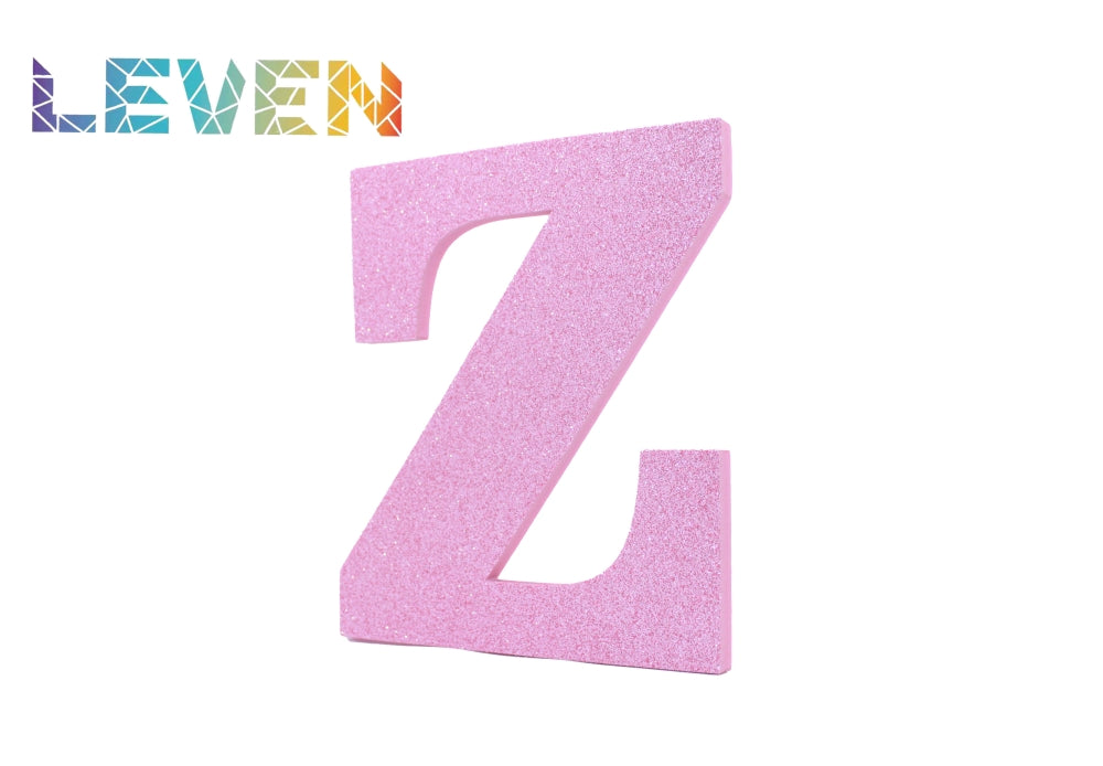 Letras decorativas 15-20cm Rosa purpurina Z