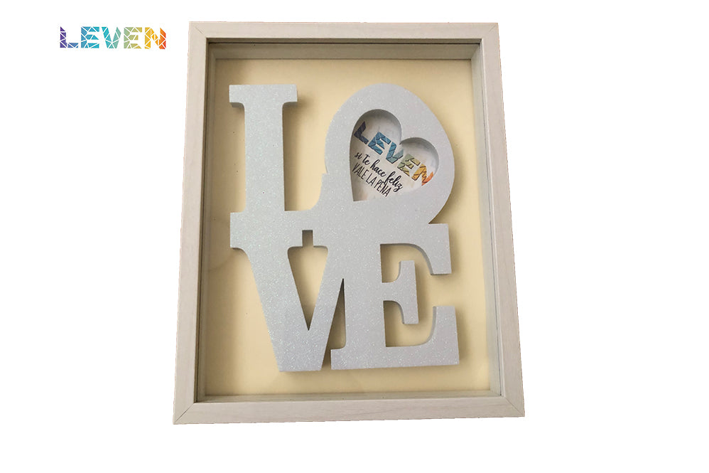 Marco personalizado Love con foto 20x25
