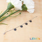 Pulsera corazones con iniciales