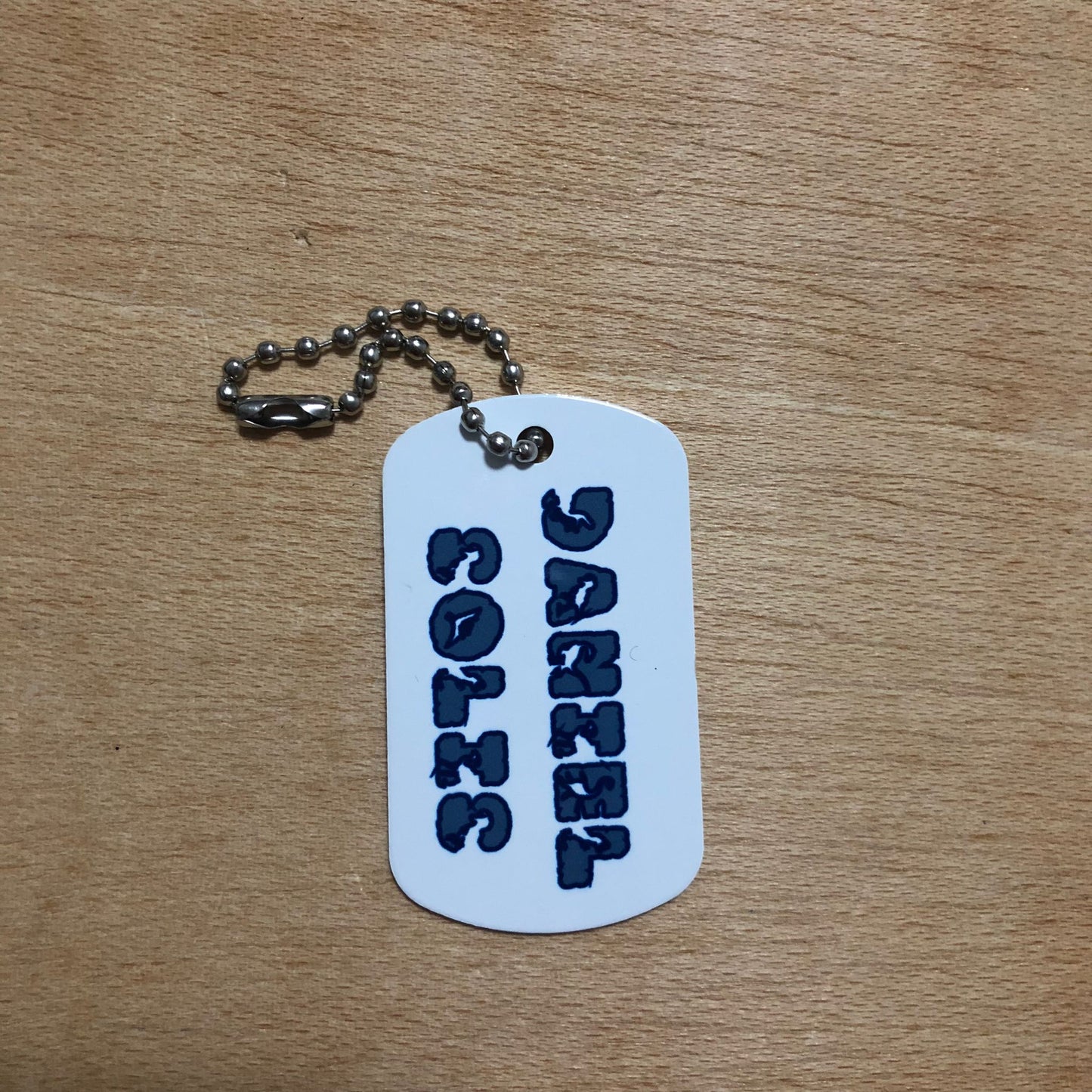 Placa de identificación personalizada