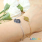 Pulsera Pies Inicial Cadena