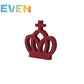 Letras decorativas 7.5cm Rojo purpurina Corona cruz