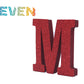 Letras decorativas 7.5cm Rojo purpurina M